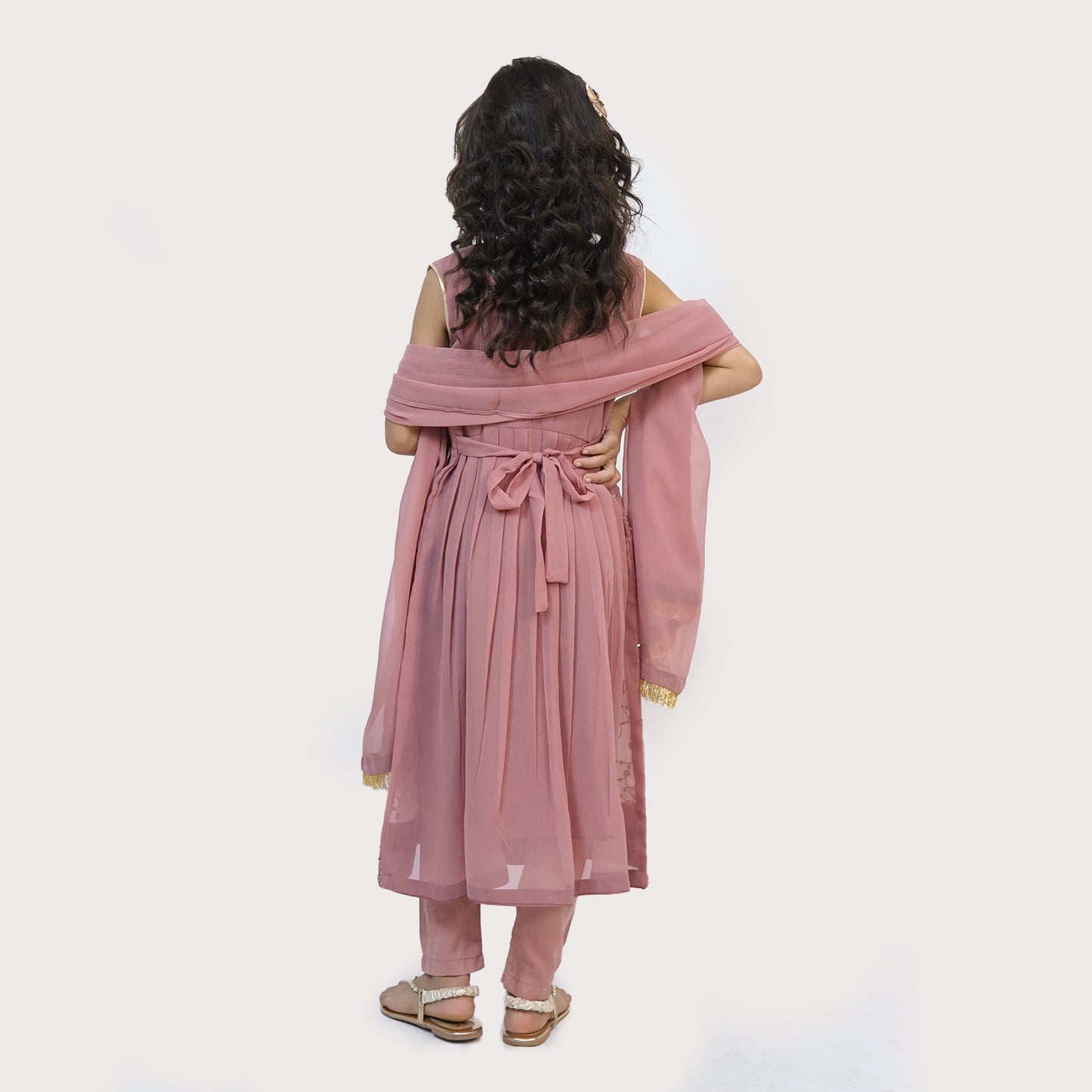 Selina Maxi Frock- Tea Pink