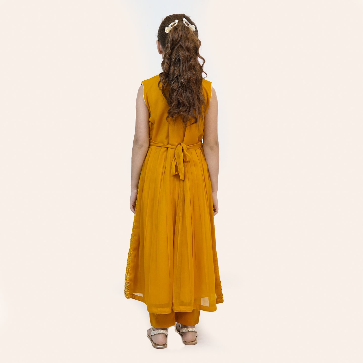 Selina Maxi Frock- Mustard Yellow