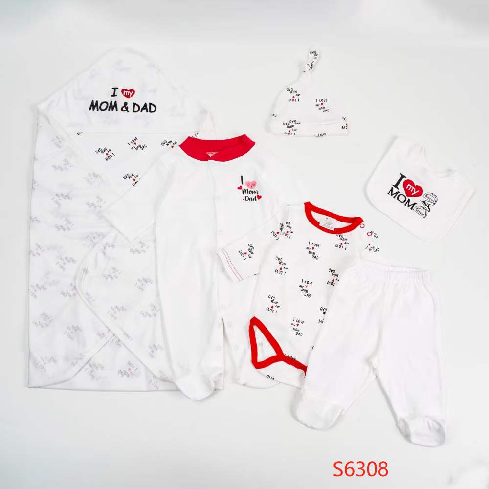 WHITE & RED NEWBORN COMPLETE SET