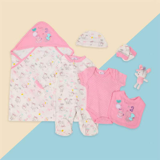 LIGHT PEACH PINK NEWBORN COMPLETE SET