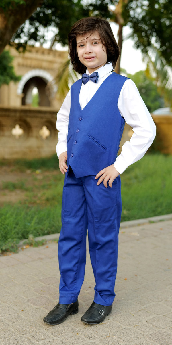 Waist coat set- Royal Blue