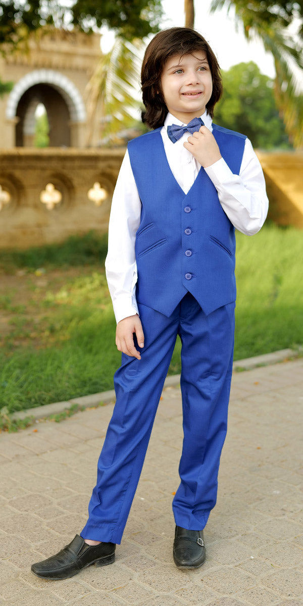 Waist coat set- Royal Blue