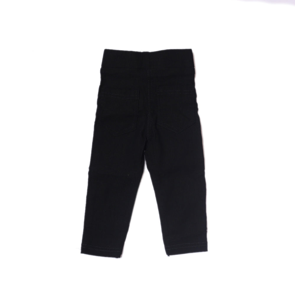 Girls Jeggings Basic- Black