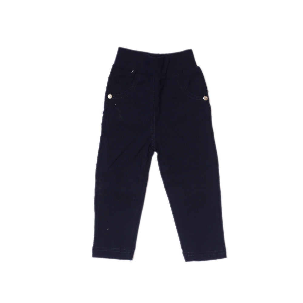 Girls Jeggings Basic-Navy Blue