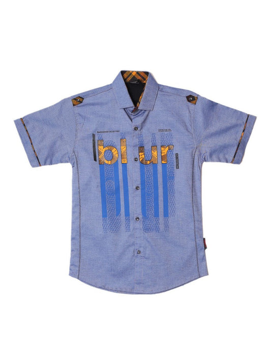 Blur Shirt-Blue