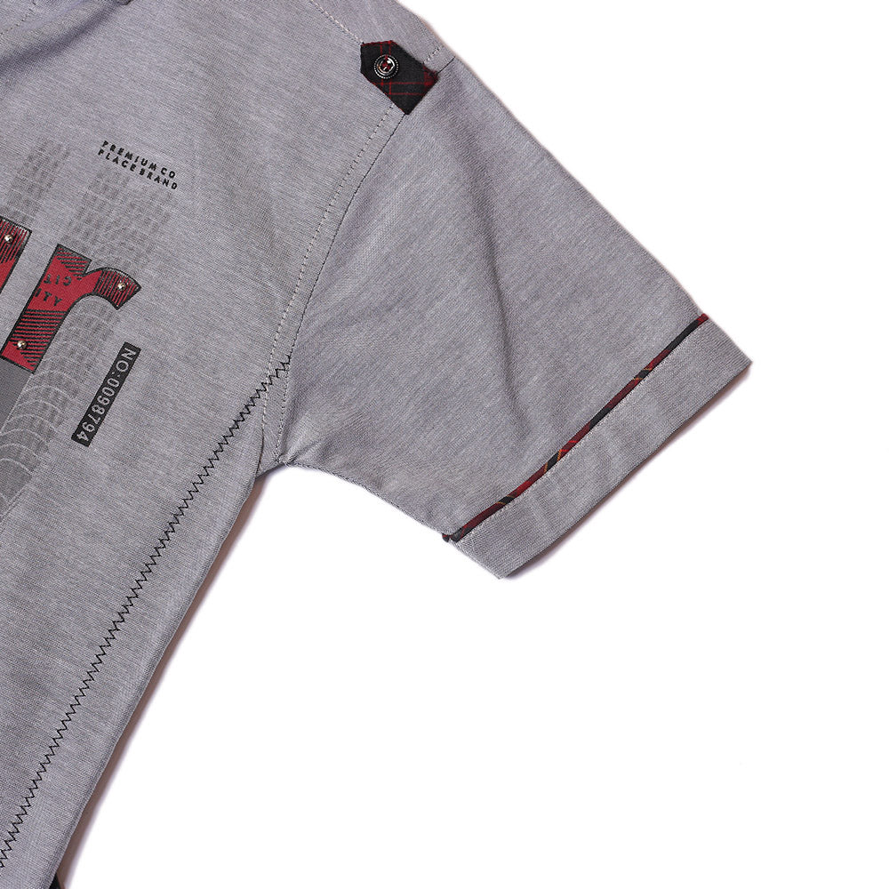 Blur Shirt-Grey