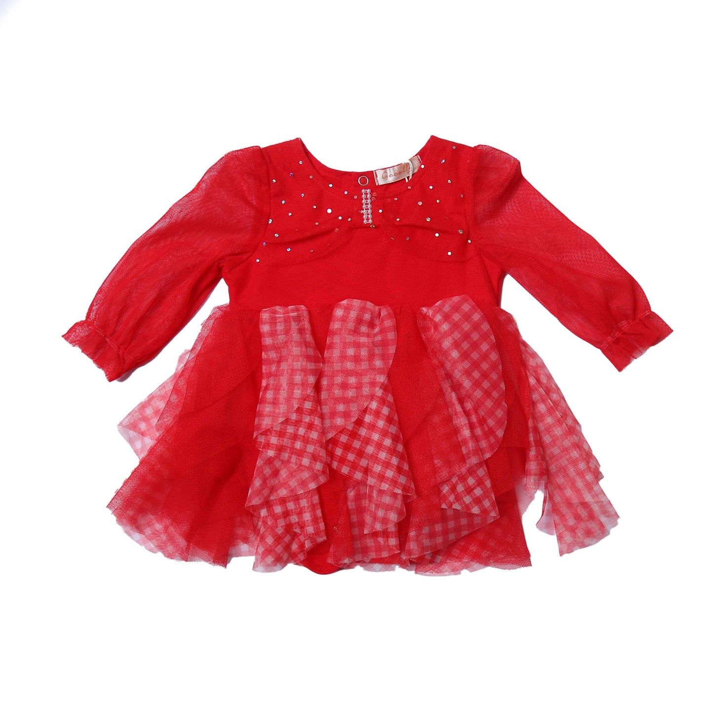 Red Infant Party Frock