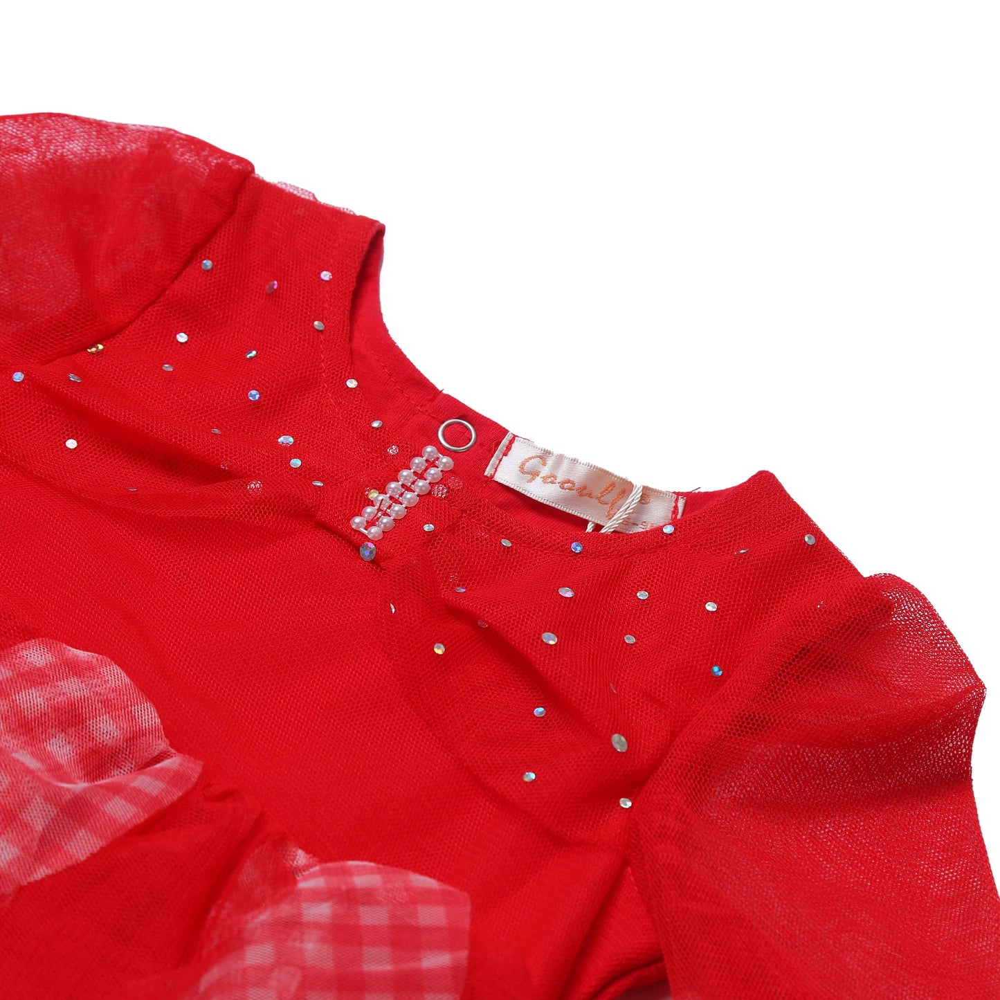 Red Infant Party Frock